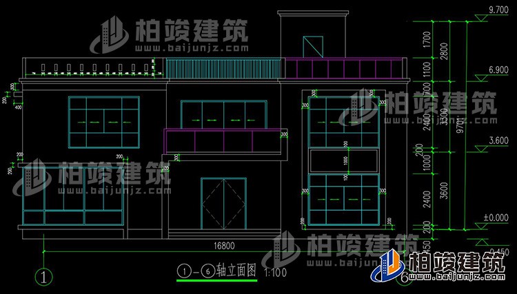 正立面图